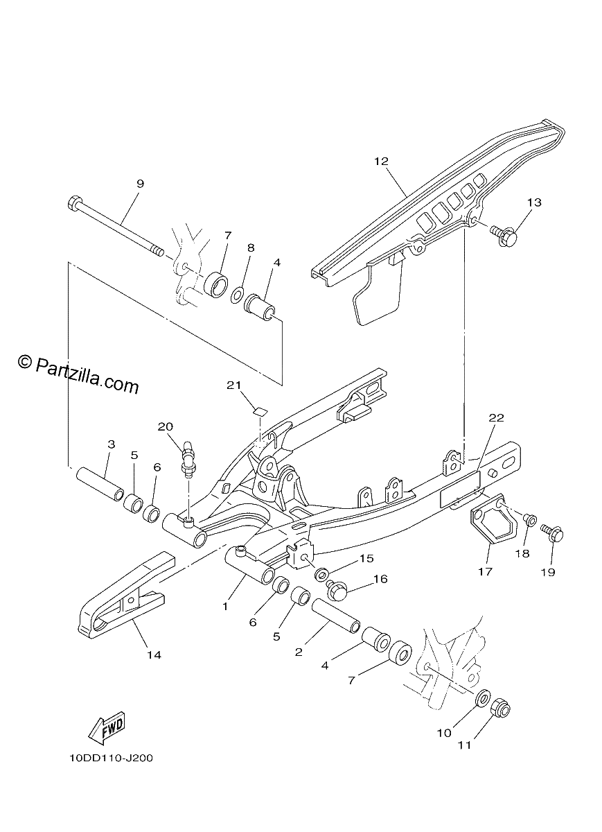 Diagrama de REAR ARM