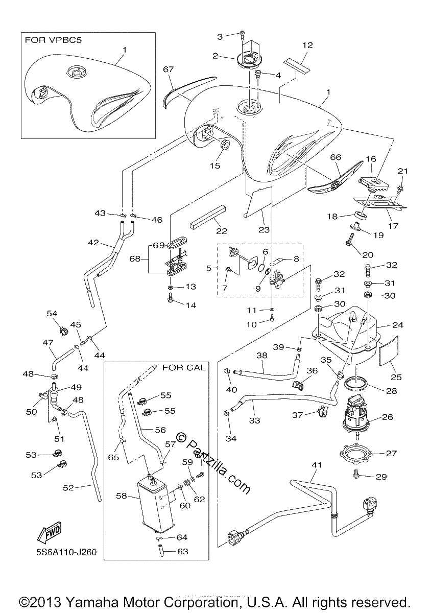 Diagrama de FUEL TANK
