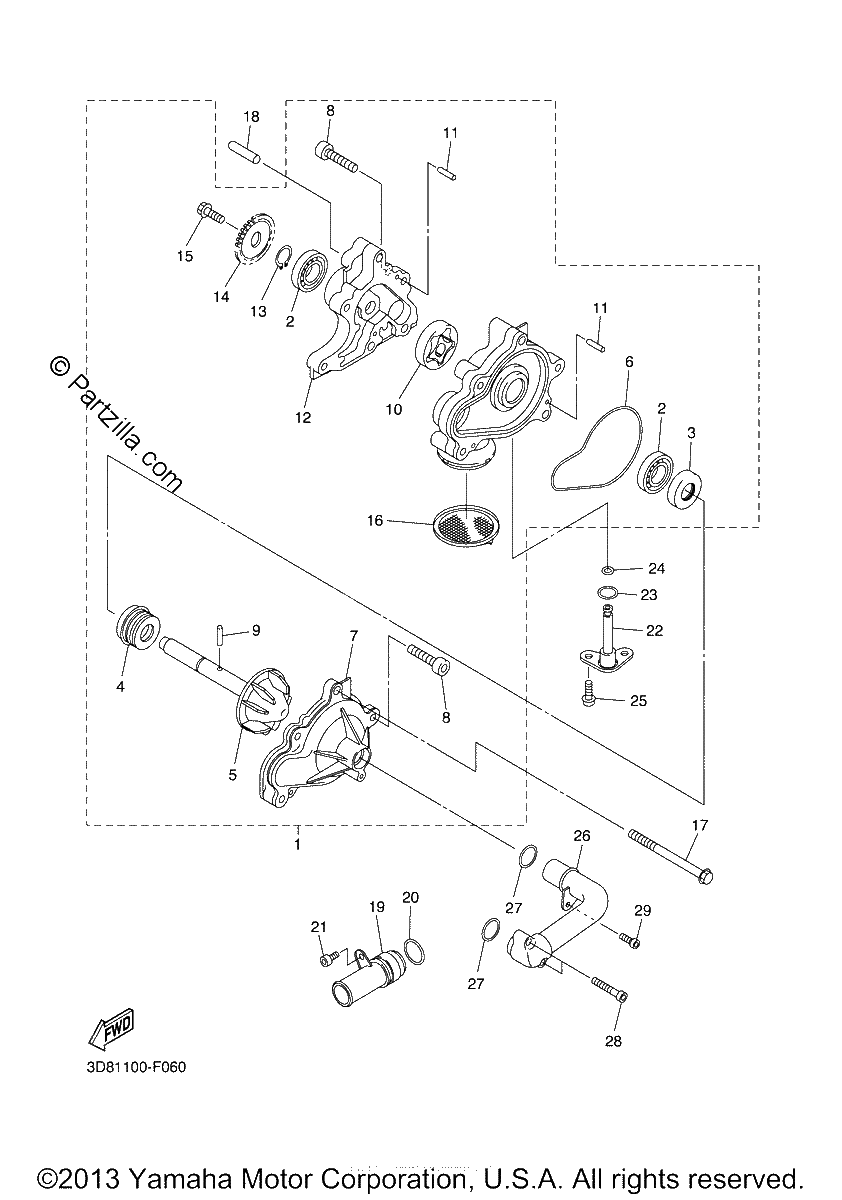 Diagrama de WATER PUMP