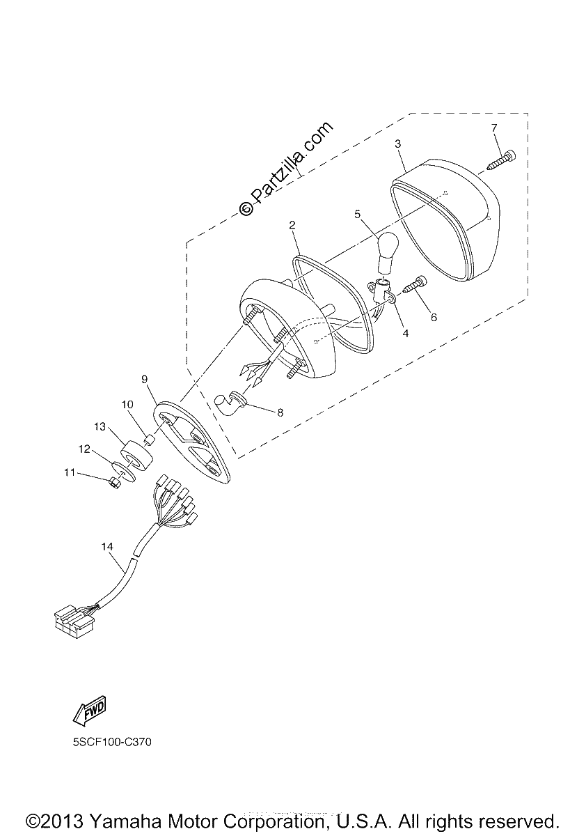 Diagrama de TAILLIGHT