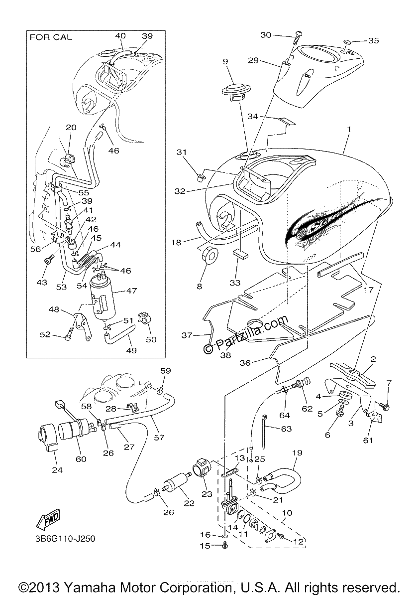 Diagrama de FUEL TANK