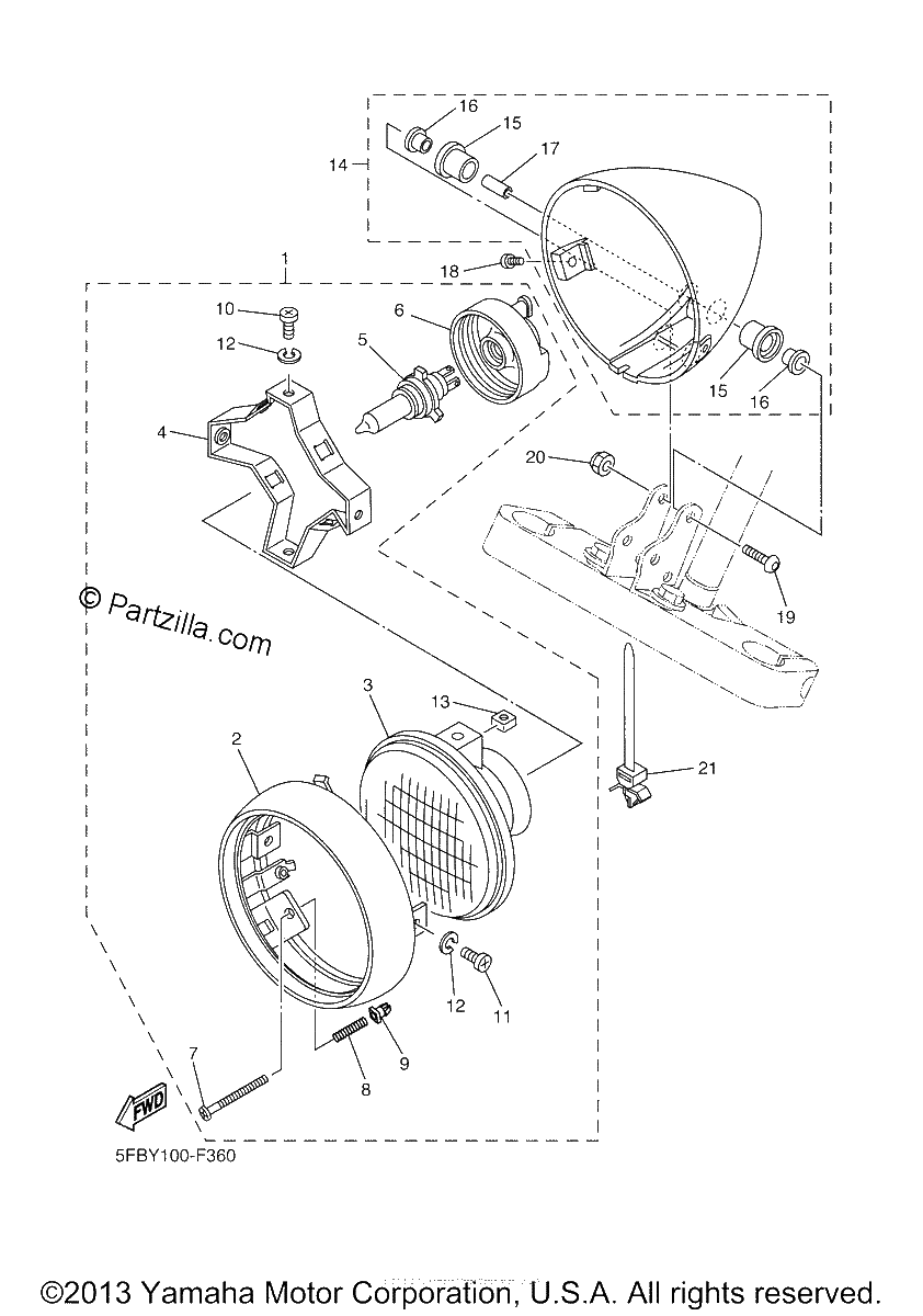Diagrama de HEADLIGHT