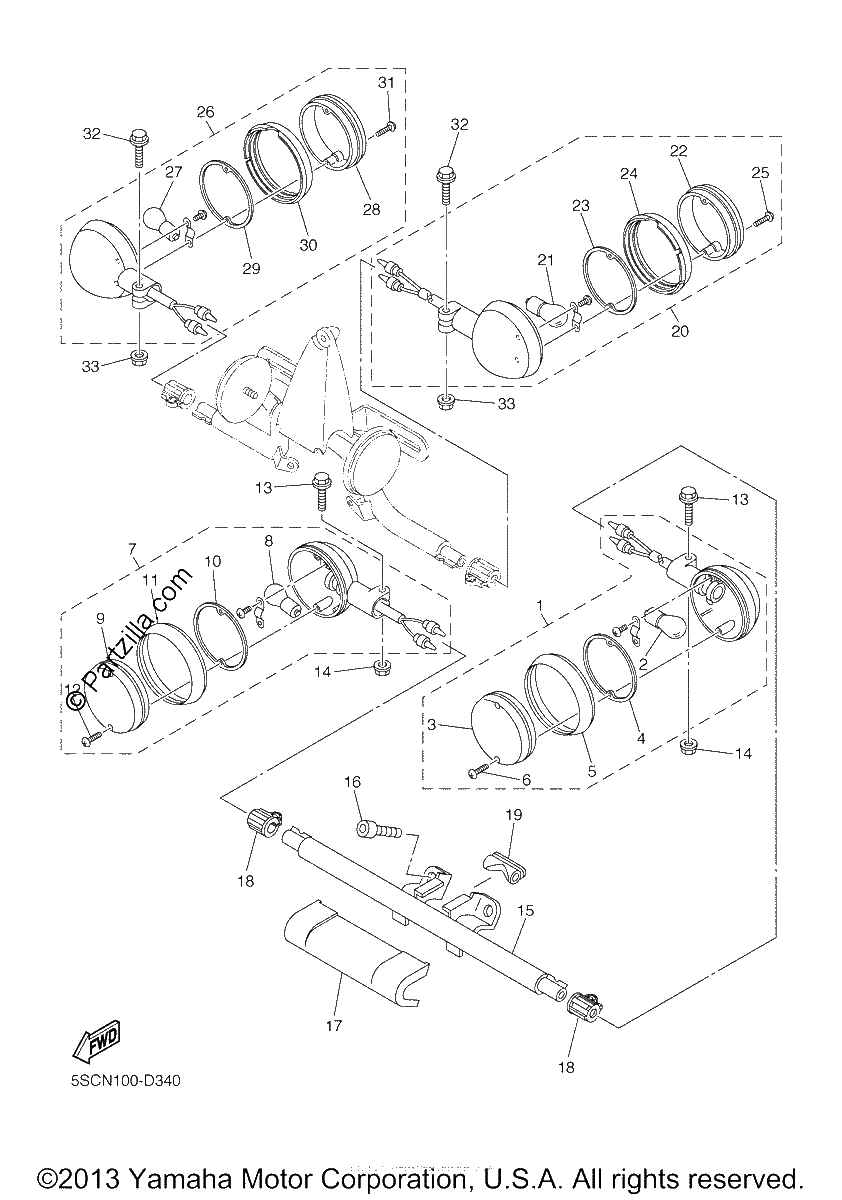 Diagrama de FLASHER LIGHT