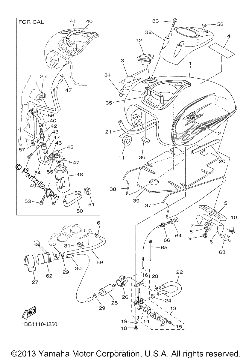 Diagrama de FUEL TANK