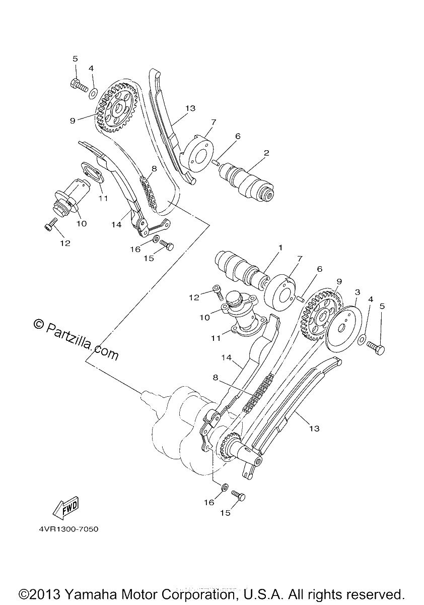 Diagrama de CAMSHAFT CHAIN