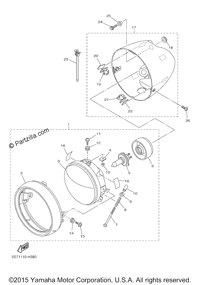Diagrama de HEADLIGHT