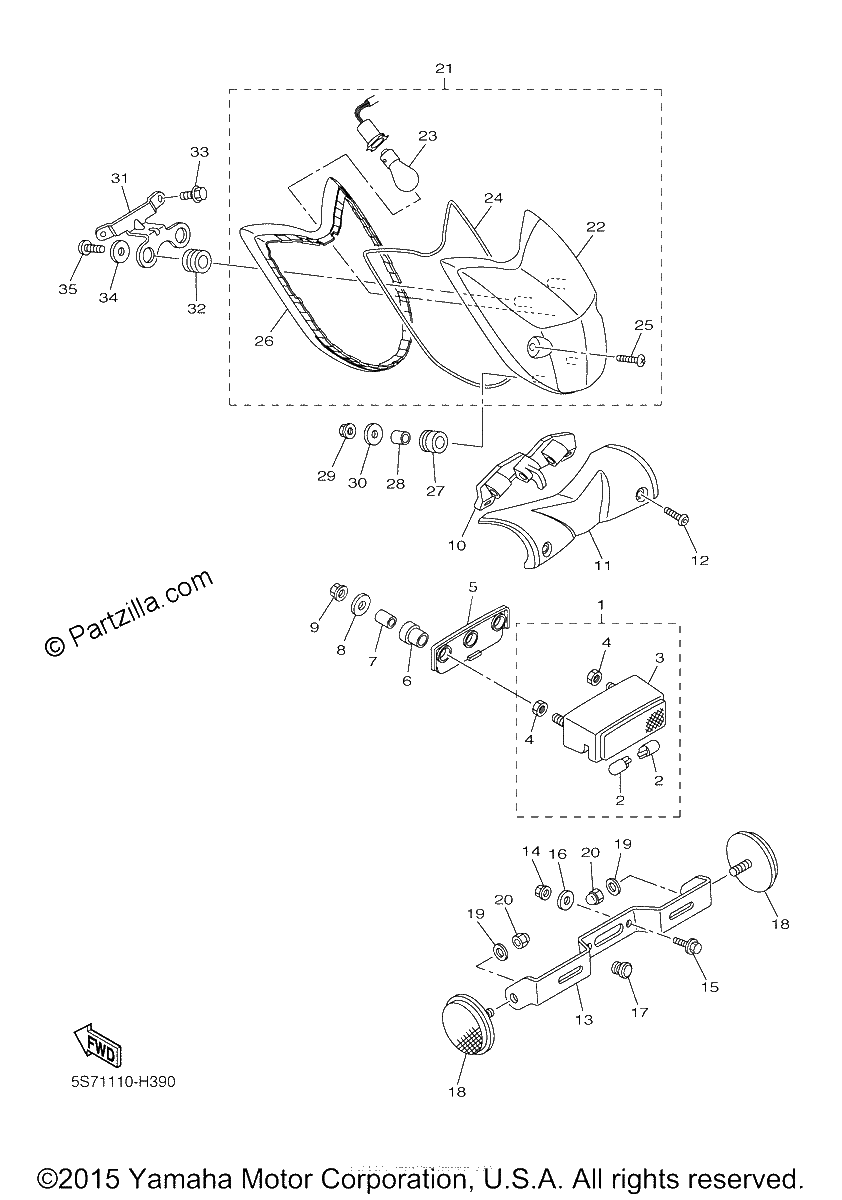 Diagrama de TAILLIGHT