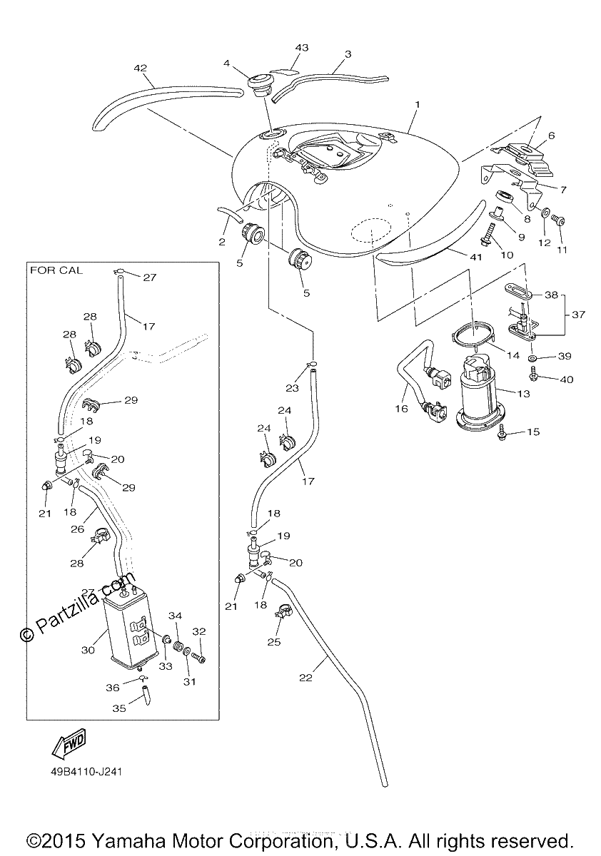 Diagrama de FUEL TANK