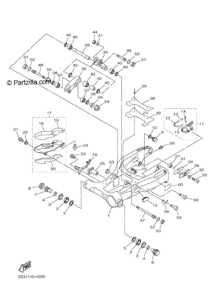 Diagrama de REAR ARM
