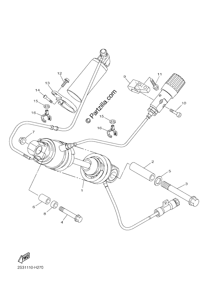 Diagrama de REAR SUSPENSION