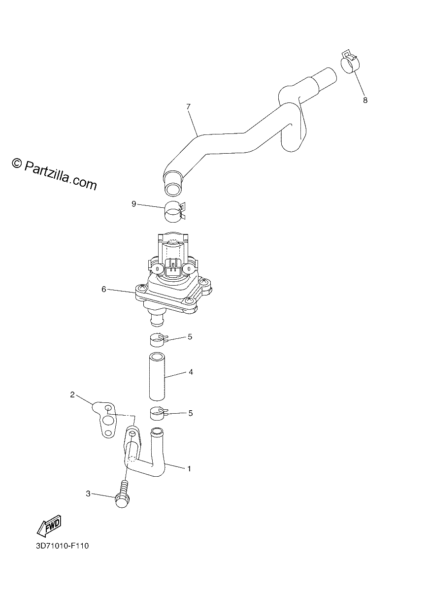 Diagrama de AIR INDUCTION SYSTEM