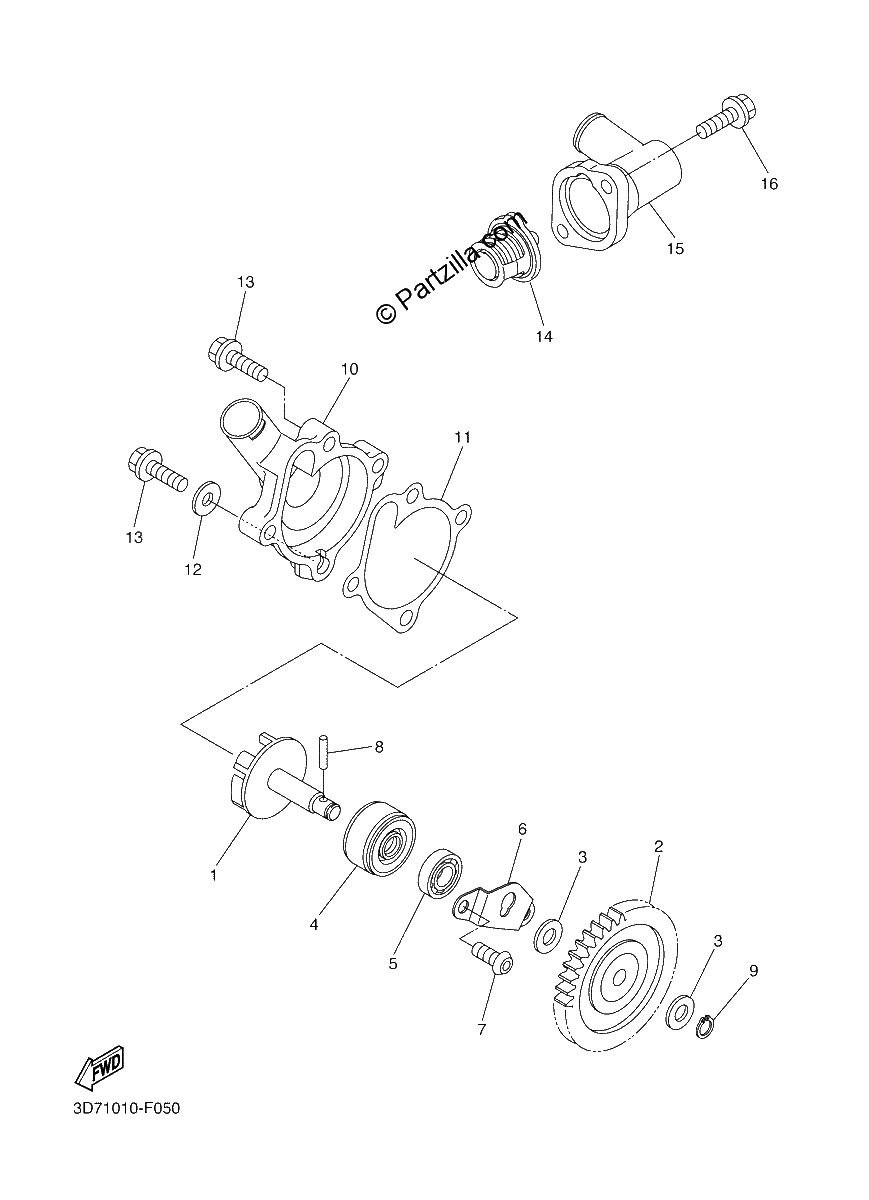 Diagrama de WATER PUMP