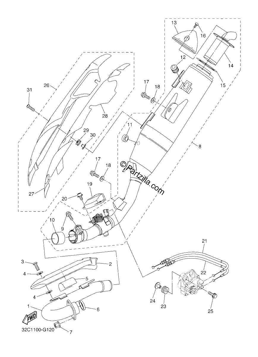 Diagrama de EXHAUST