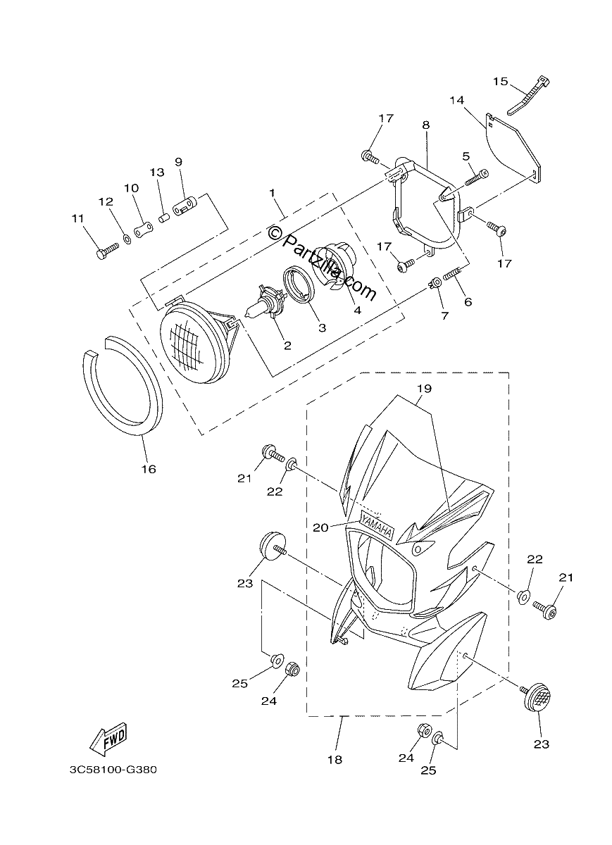 Diagrama de HEADLIGHT
