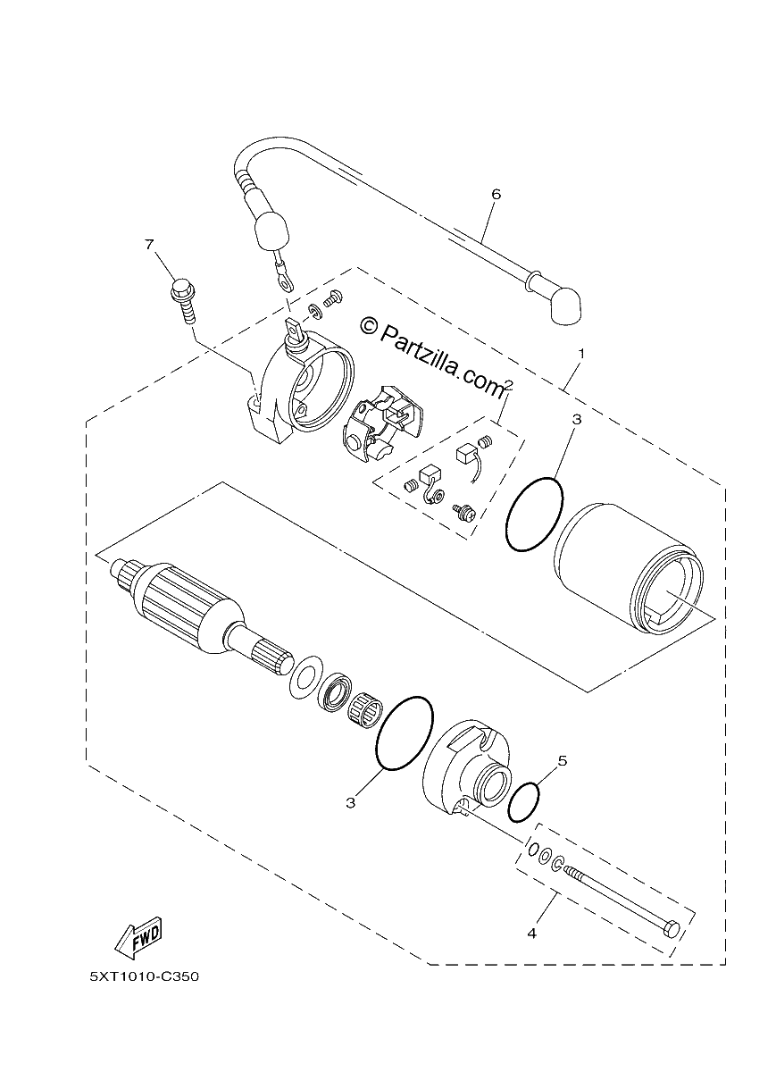 Diagrama de STARTING MOTOR