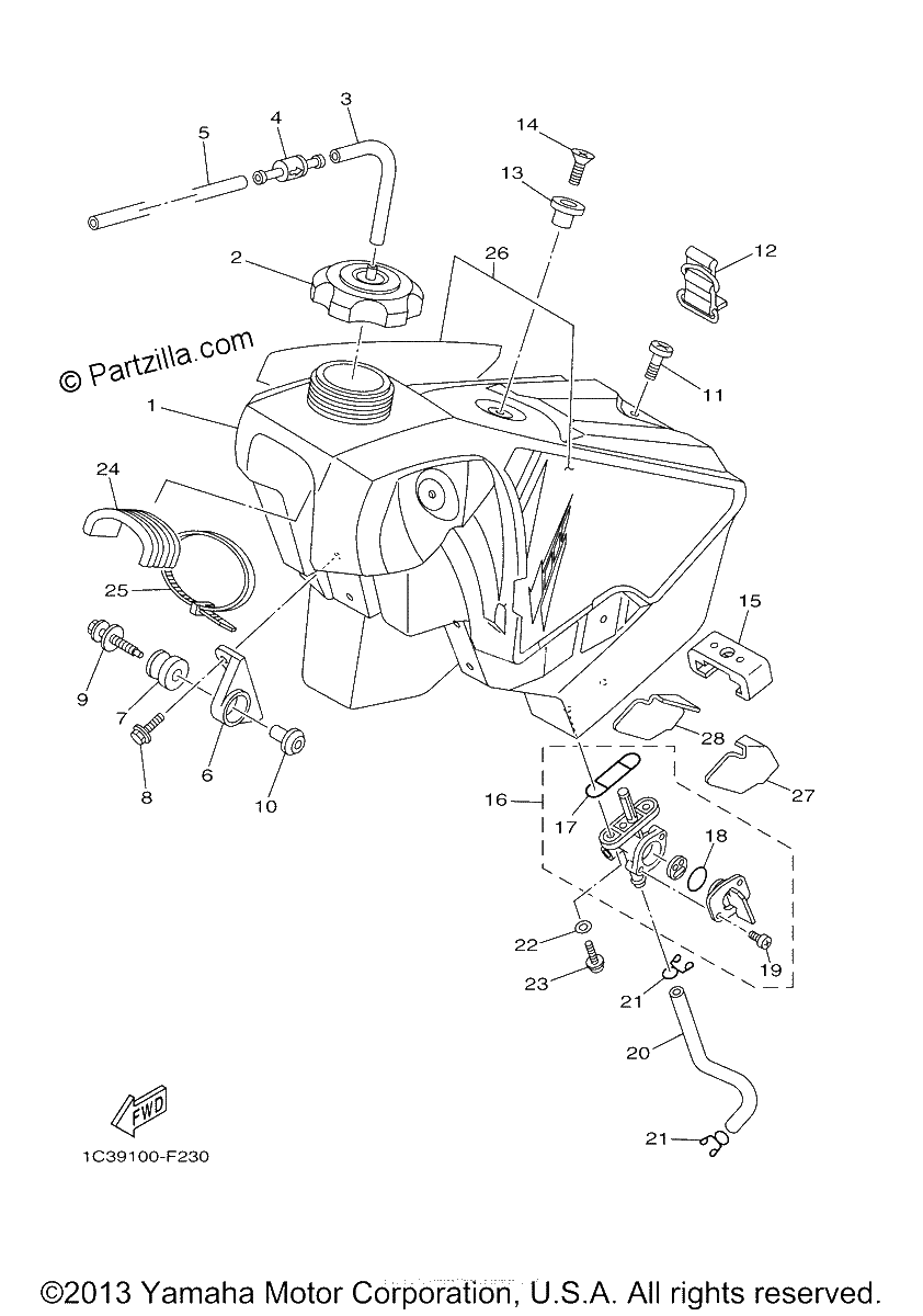 Diagrama de FUEL TANK