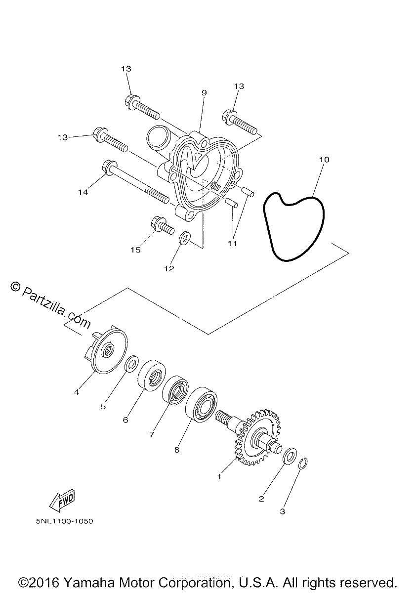 Diagrama de WATER PUMP