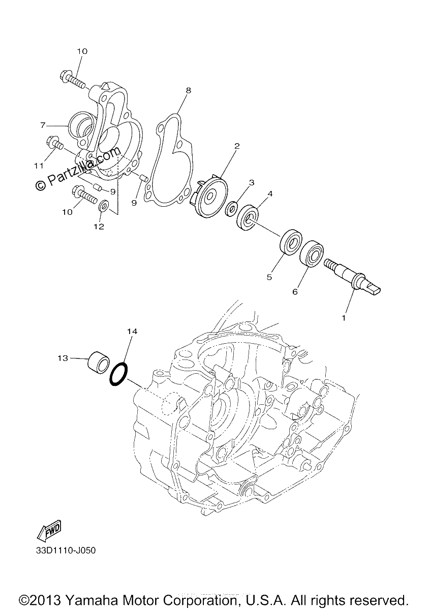 Diagrama de WATER PUMP