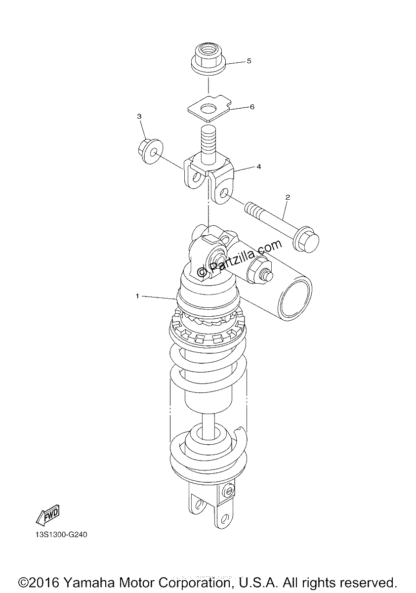 Diagrama de REAR SUSPENSION