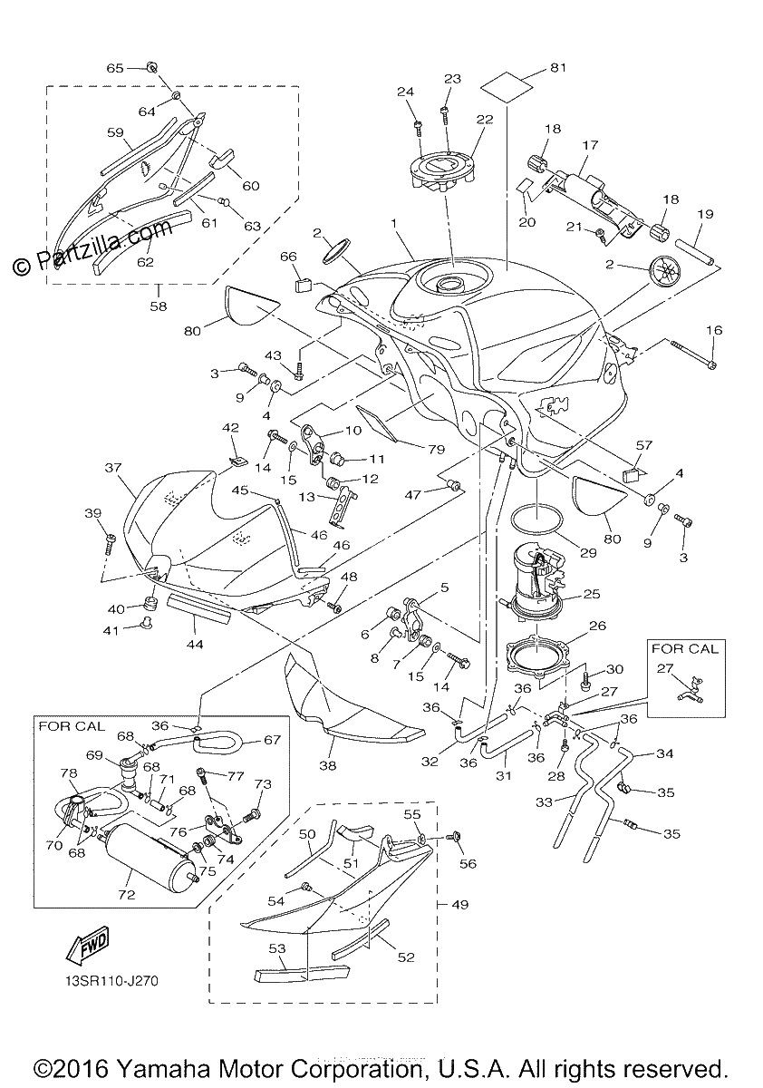 Diagrama de FUEL TANK