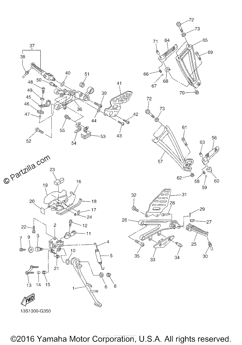 Diagrama de STAND FOOTREST