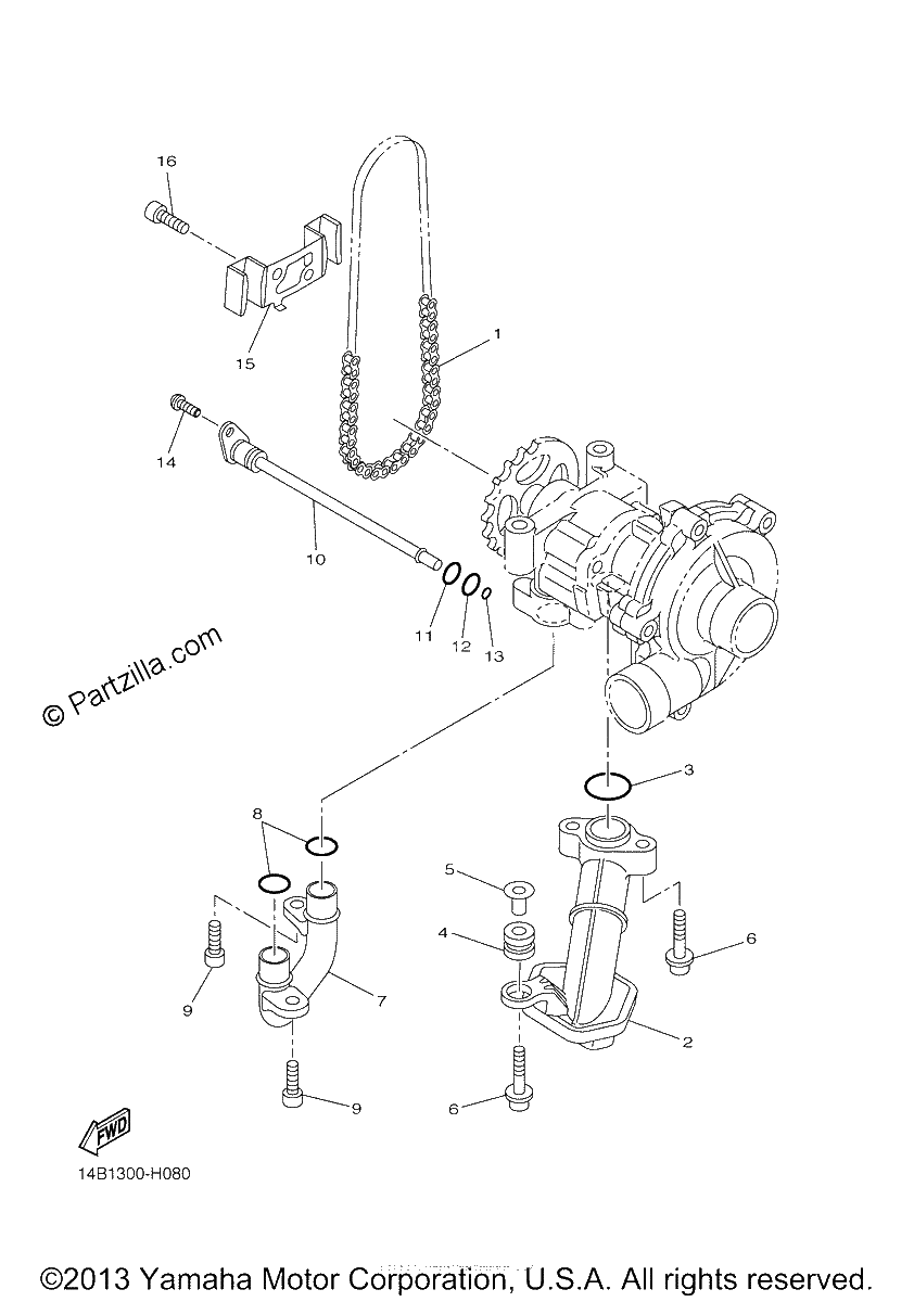 Diagrama de OIL PUMP
