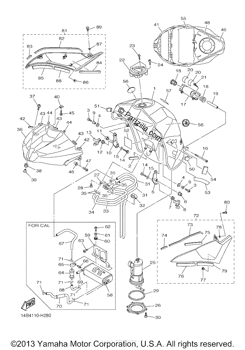 Diagrama de FUEL TANK