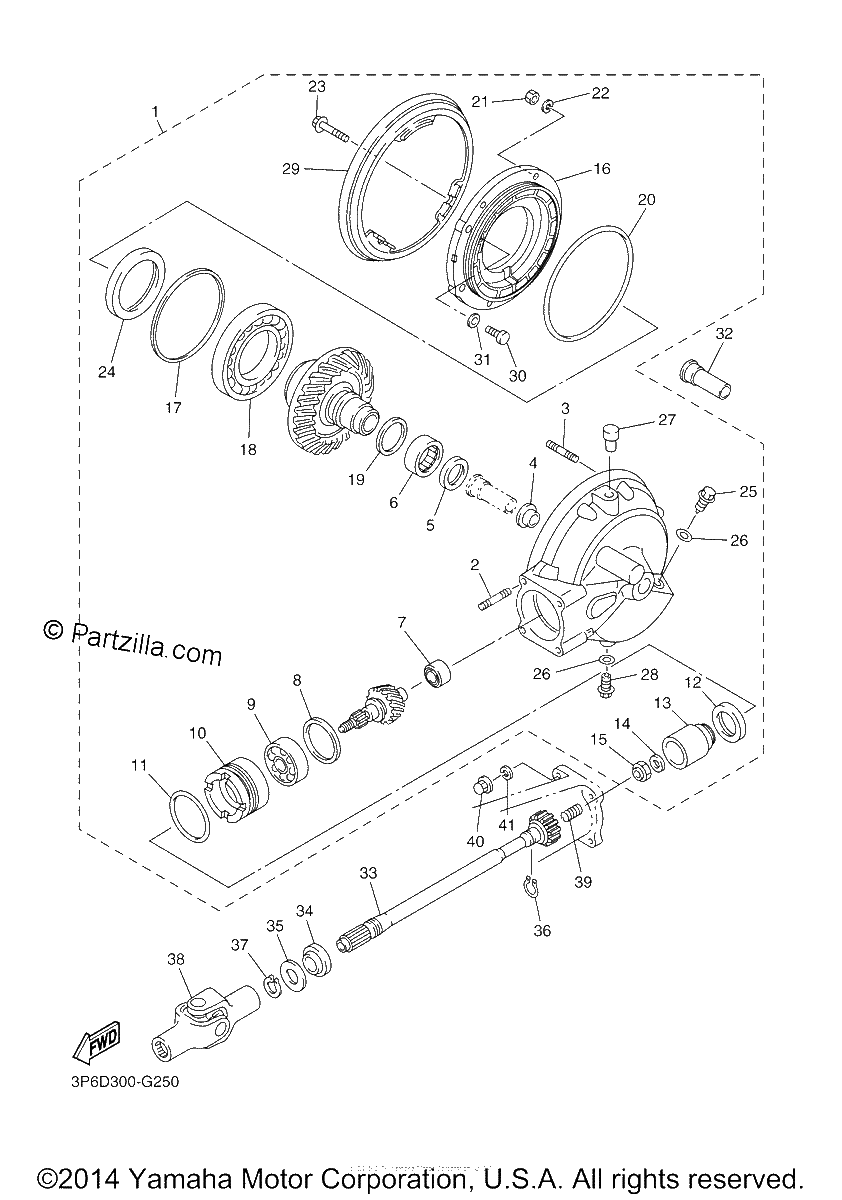 Diagrama de DRIVE SHAFT