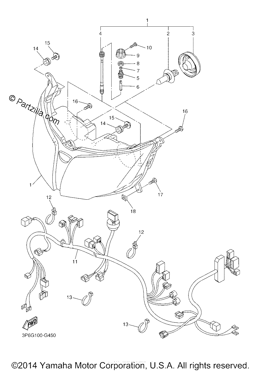 Diagrama de HEADLIGHT