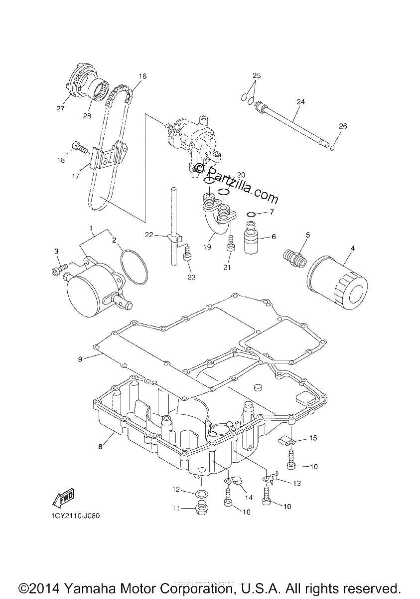 Diagrama de OIL COOLER