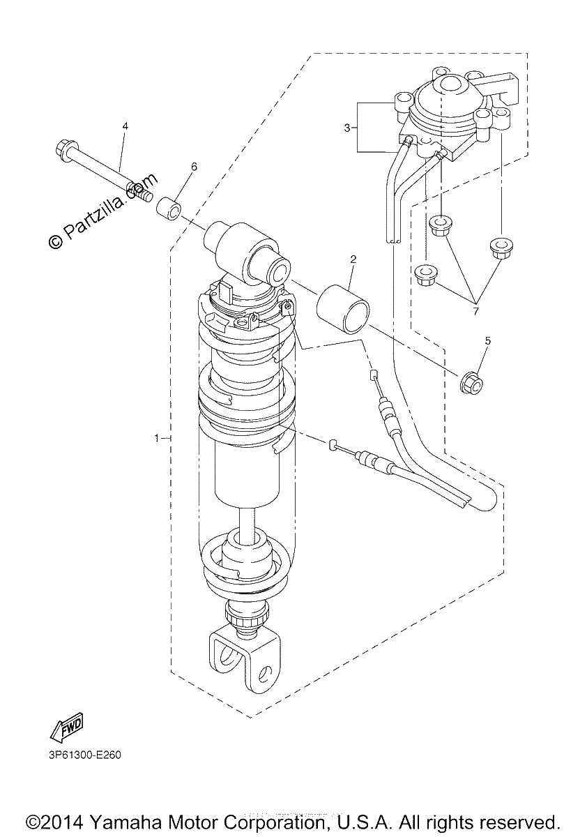 Diagrama de REAR SUSPENSION
