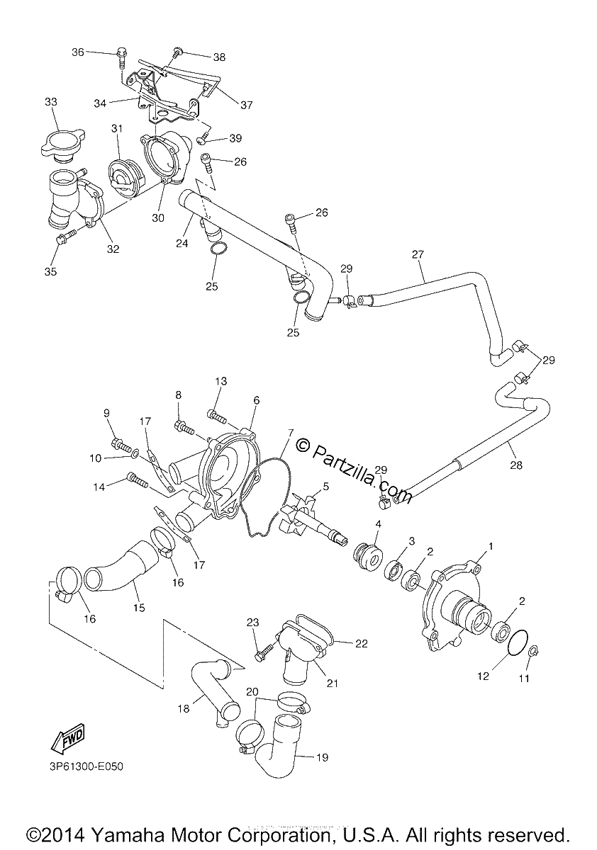 Diagrama de WATER PUMP