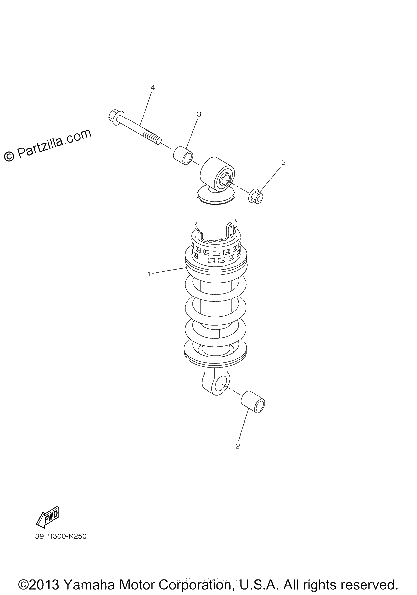 Diagrama de REAR SUSPENSION