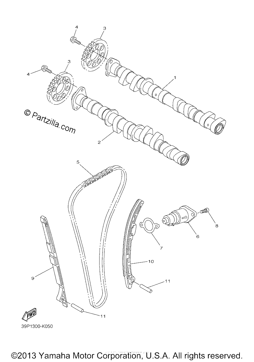 Diagrama de CAMSHAFT CHAIN