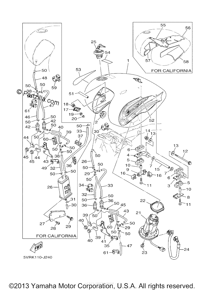 Diagrama de FUEL TANK