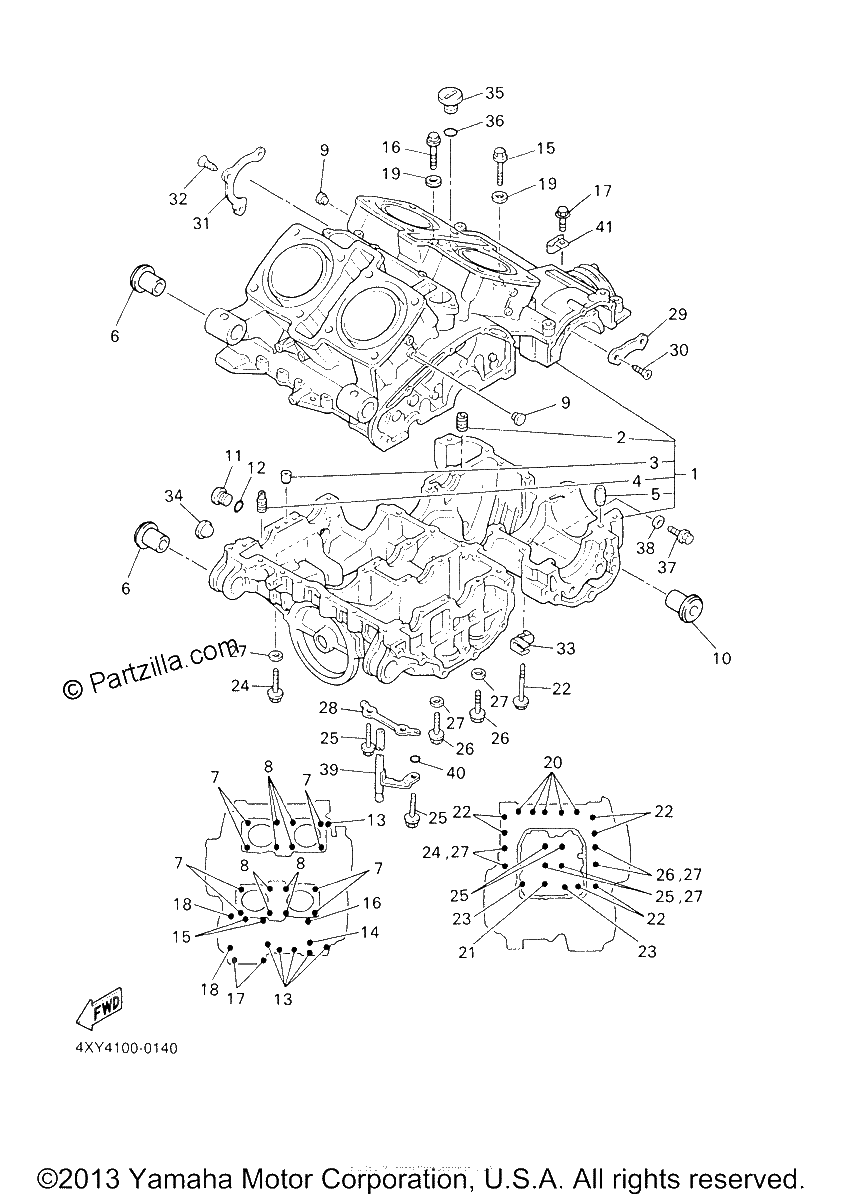 Diagrama de CRANKCASE