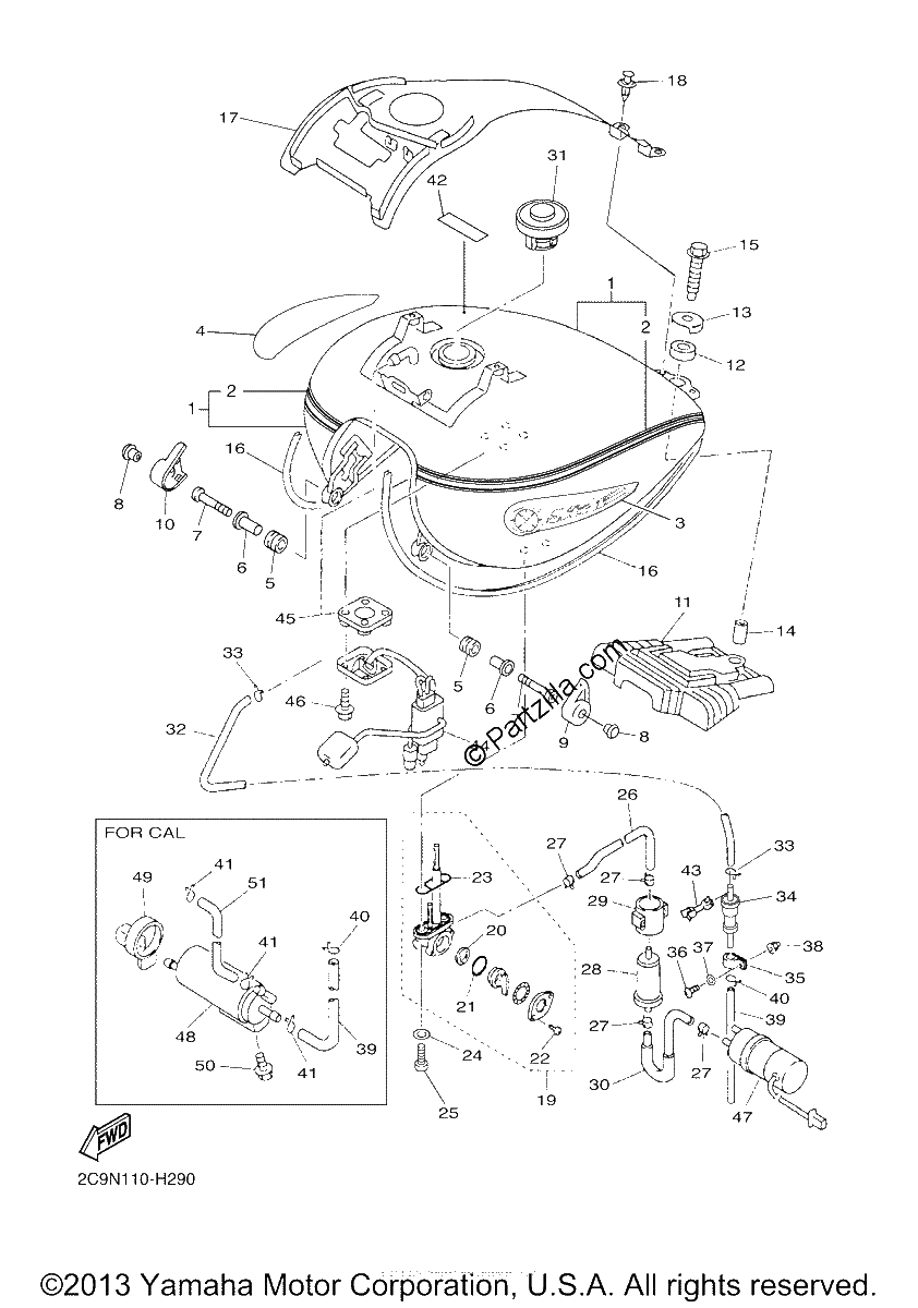 Diagrama de FUEL TANK