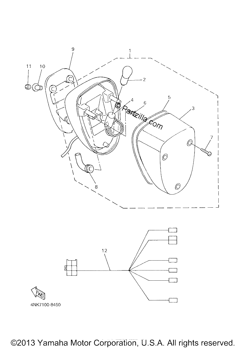 Diagrama de TAILLIGHT