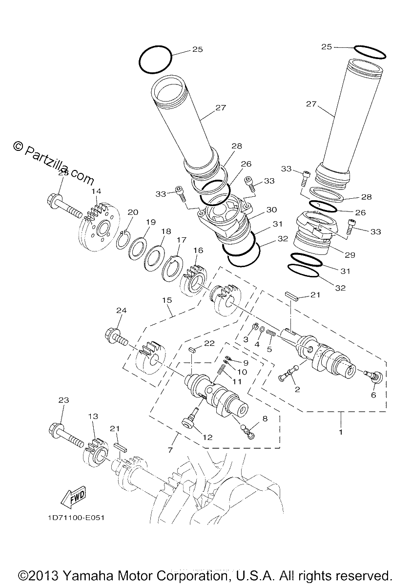 Diagrama de CAMSHAFT CHAIN