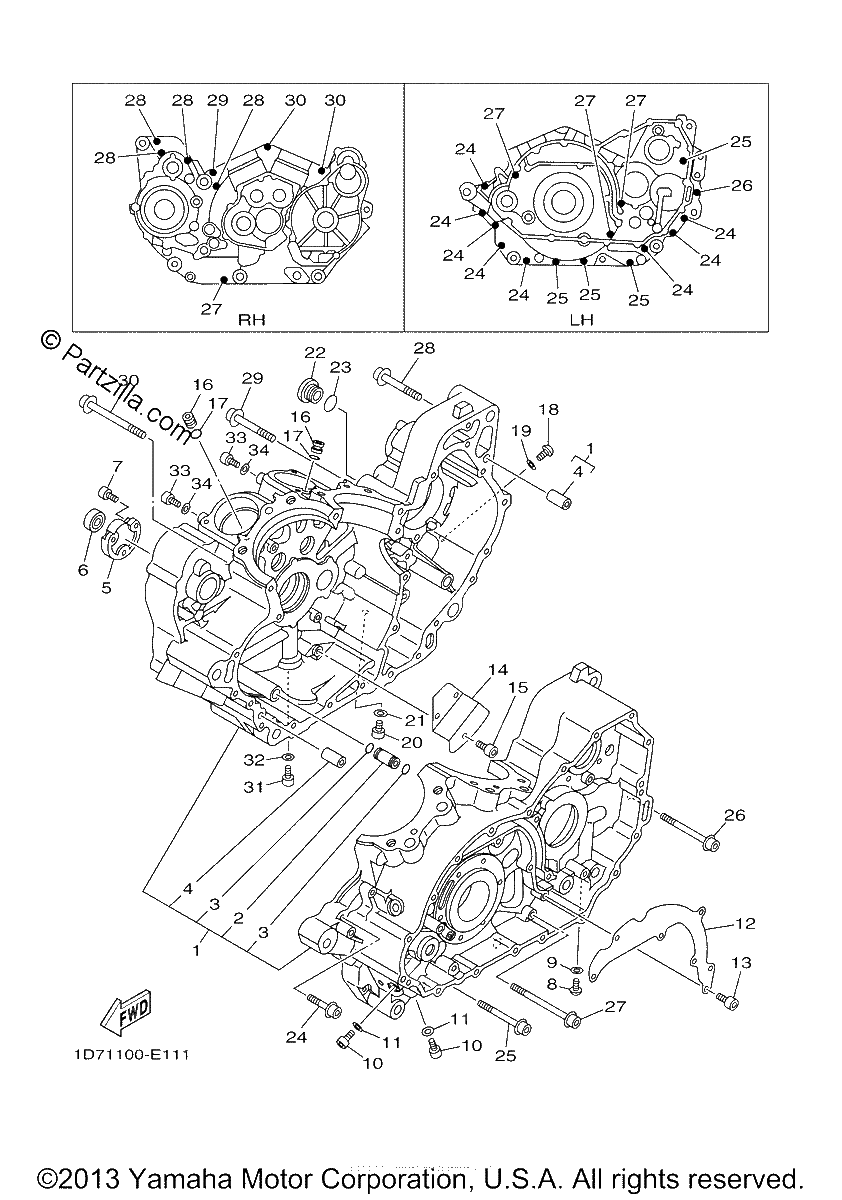 Diagrama de CRANKCASE
