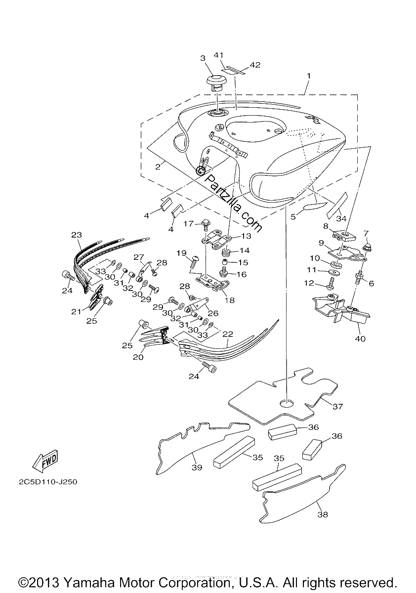 Diagrama de FUEL TANK