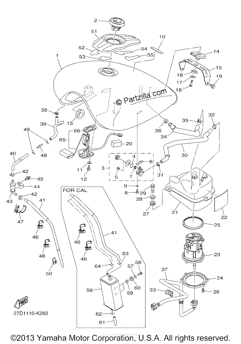Diagrama de FUEL TANK