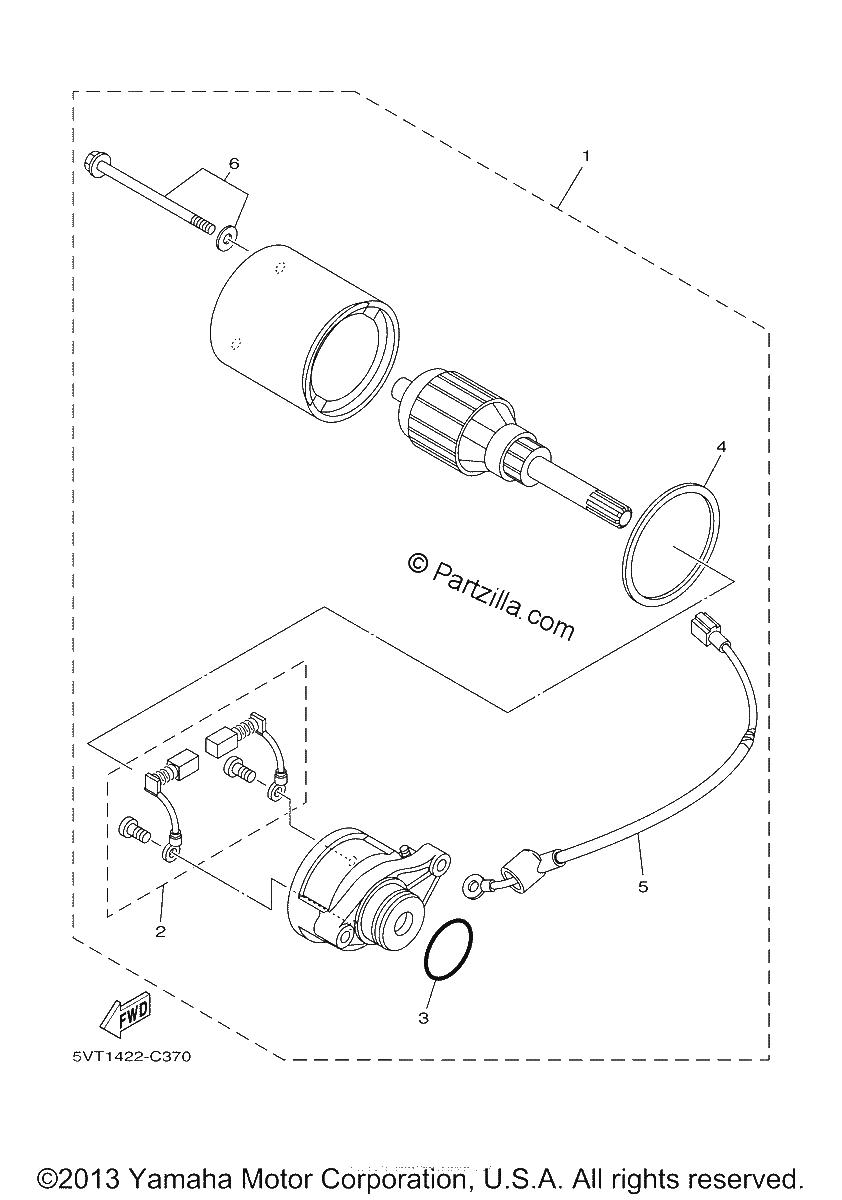 Diagrama de STARTING MOTOR