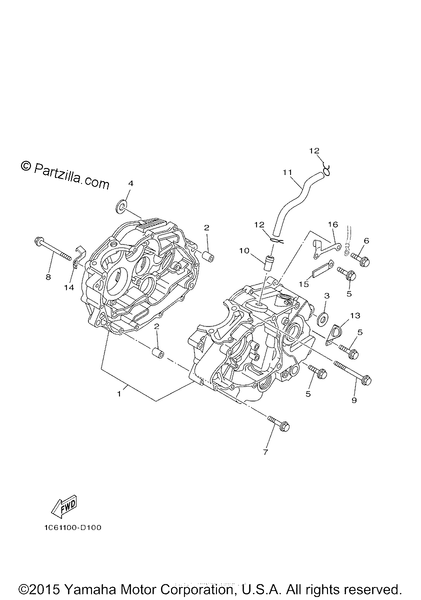 Diagrama de CRANKCASE