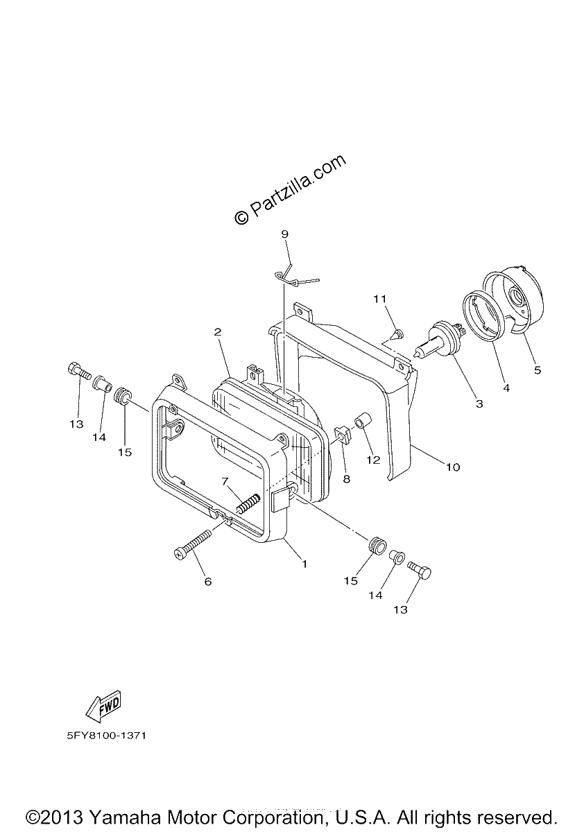 Diagrama de HEADLIGHT