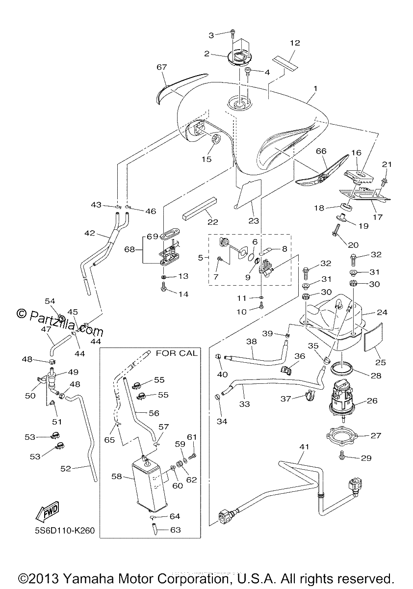 Diagrama de FUEL TANK