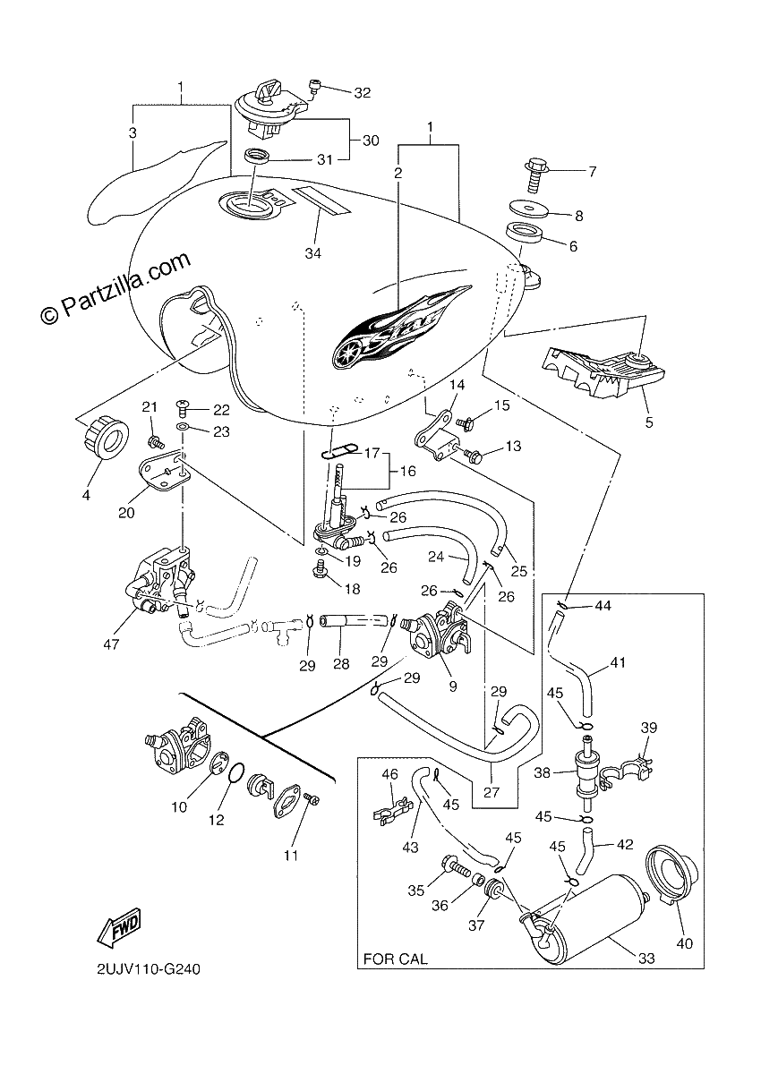 Diagrama de FUEL TANK