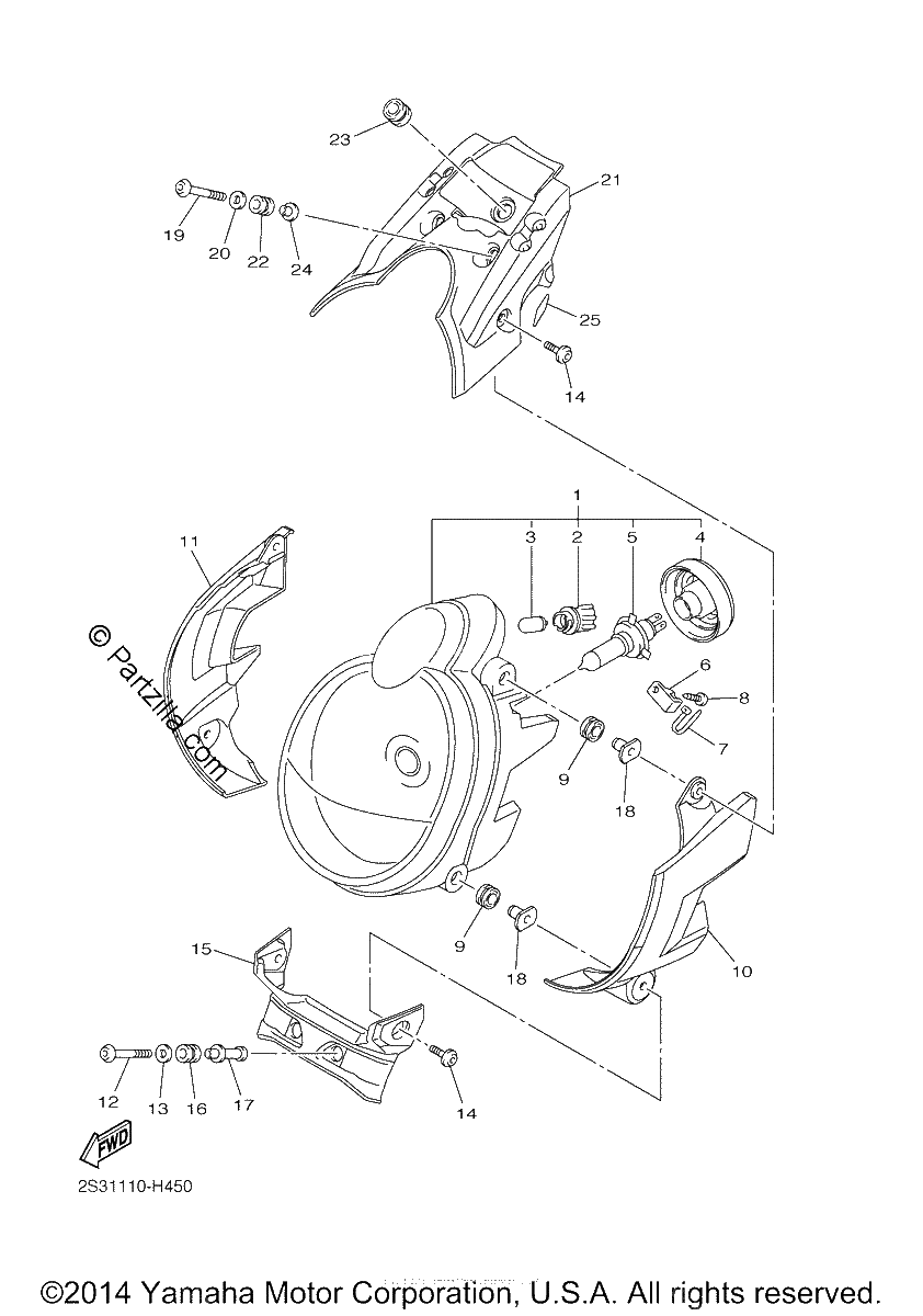 Diagrama de HEADLIGHT