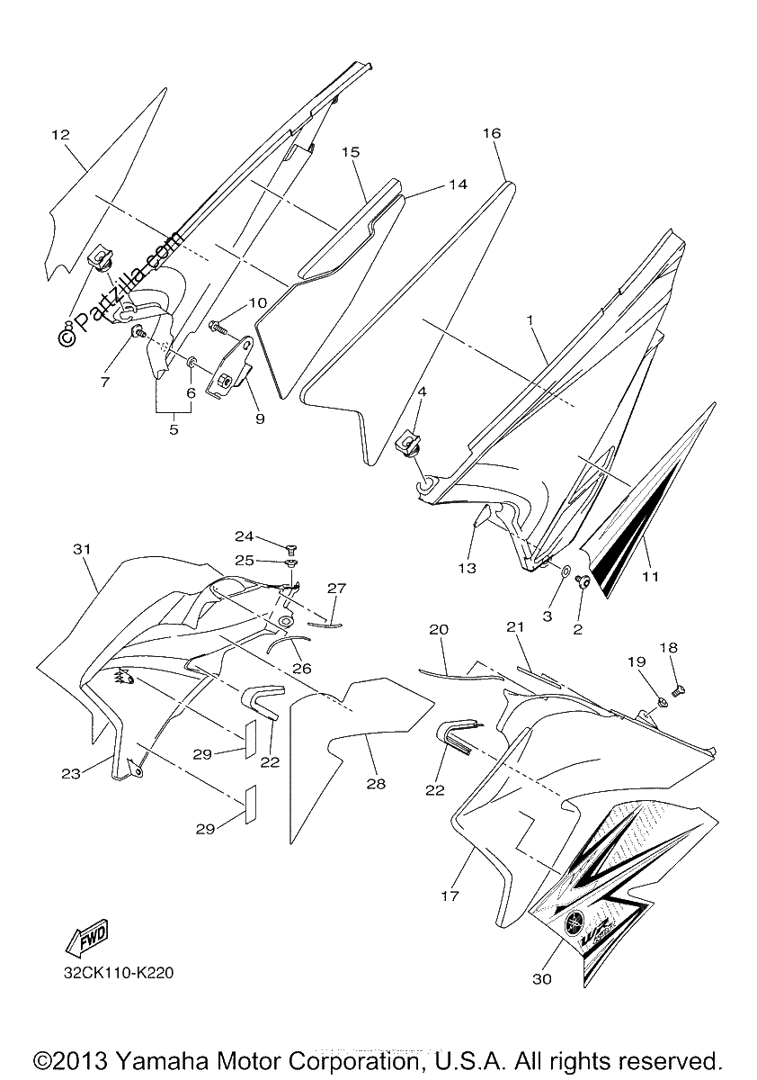 Diagrama de SIDE COVER