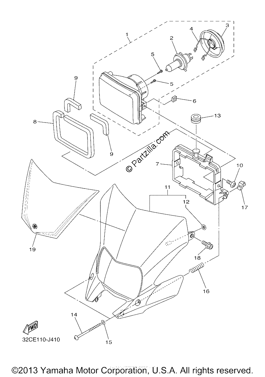 Diagrama de HEADLIGHT